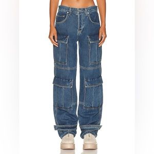 GRLFRND jeans: Lex Cargo in Rio Grande